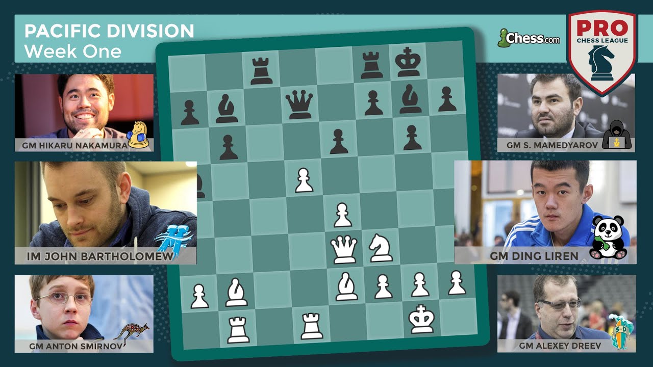 Pro Chess League Week One Pacific Division Ding Liren Debuts Chess