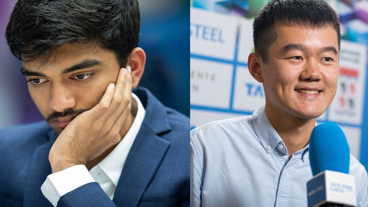 Gukesh Takes On World No 2 Ding Liren Tata Steel Chess 2023 Round 1