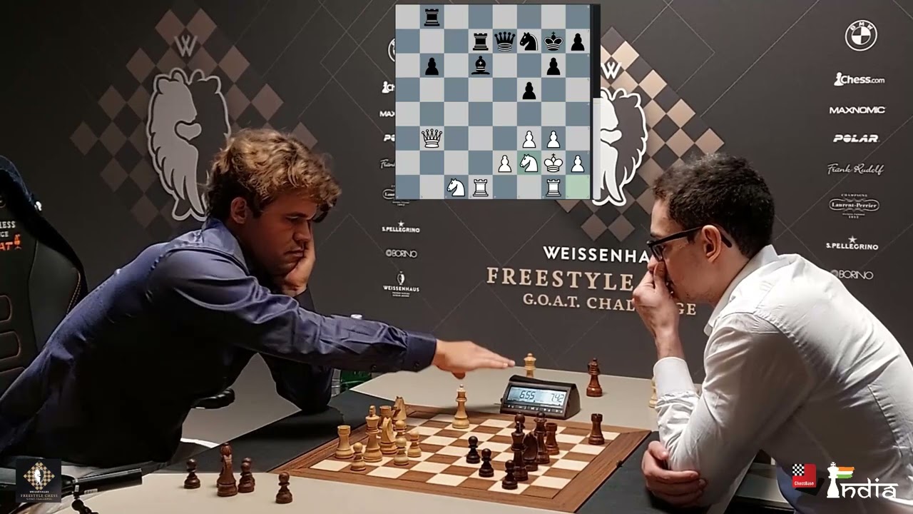 Magnus Carlsen Vs Fabiano Caruana Weissenhaus Freestyle G O A T