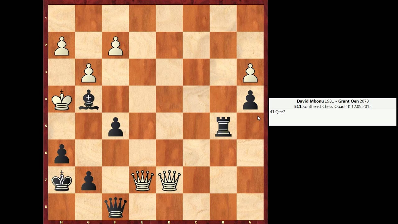 Student Spotlight 3 Grant versus Double Queens Chess Chest