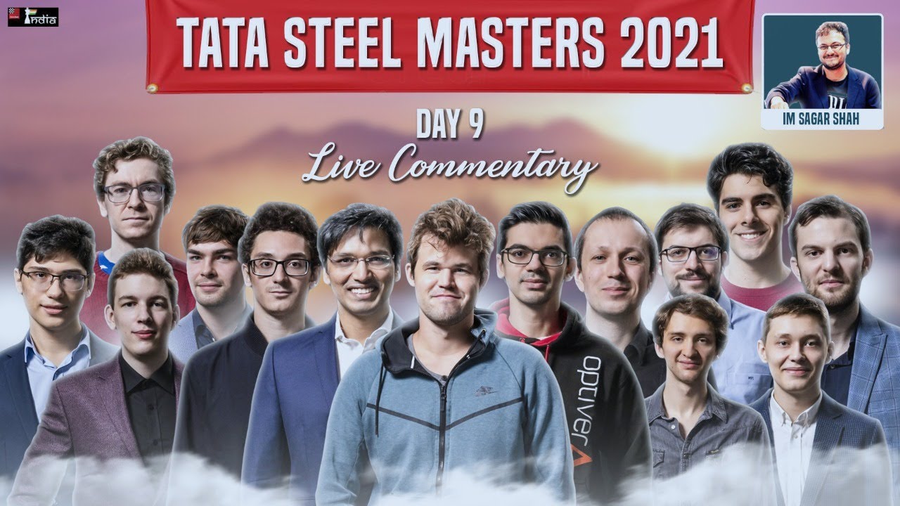 Tata Steel Masters 2021 Round 9 Live Commentary by Sagar Shah, Amruta