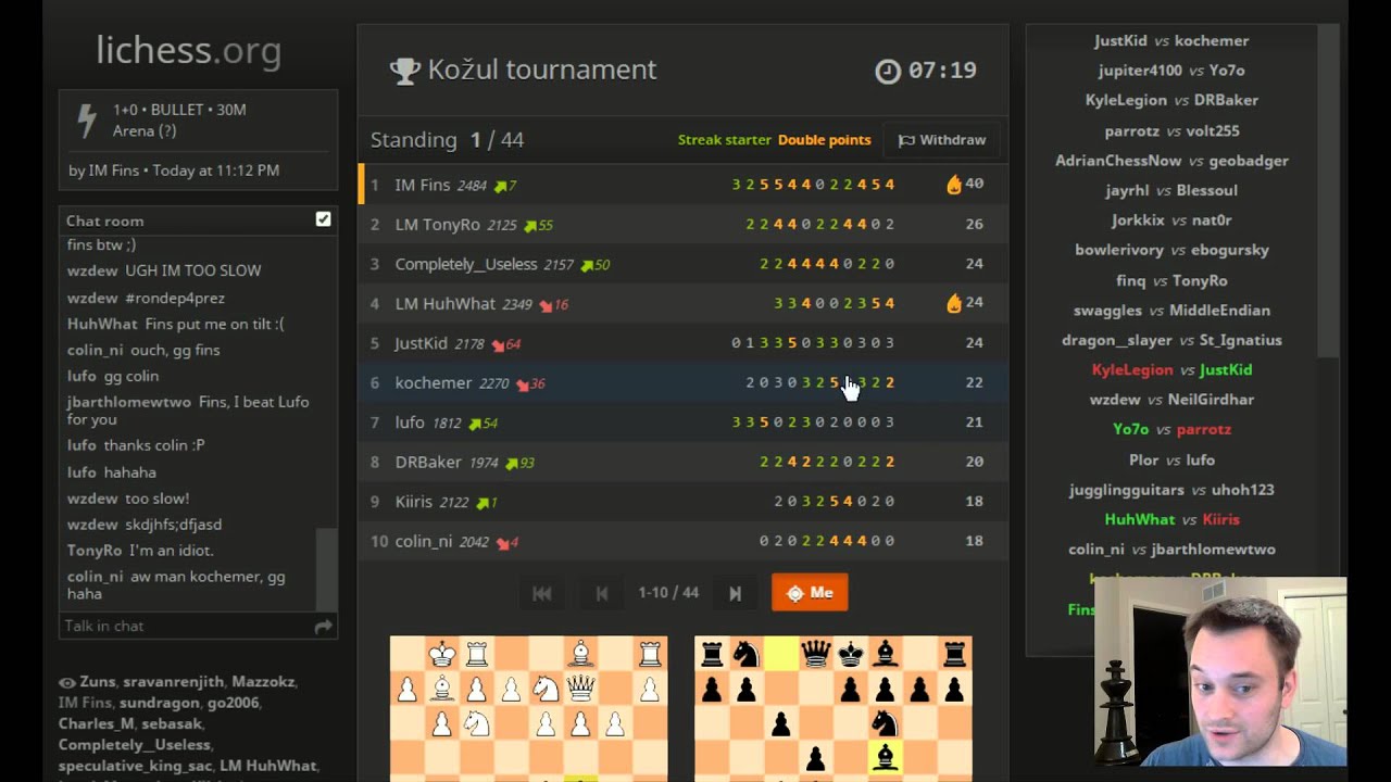 Live Stream 3 Bullet on lichess! Chess Chest