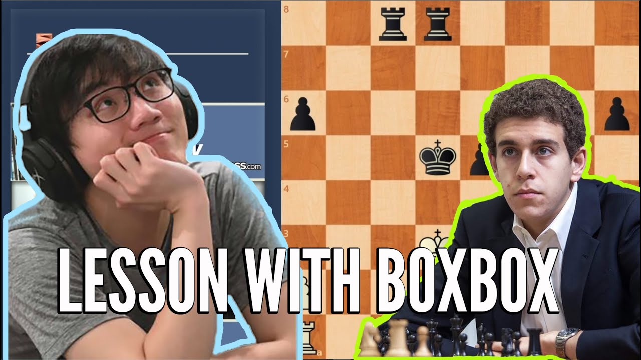 boxbox Lesson With Daniel Endgames, Openings and Middlegame!! Chess