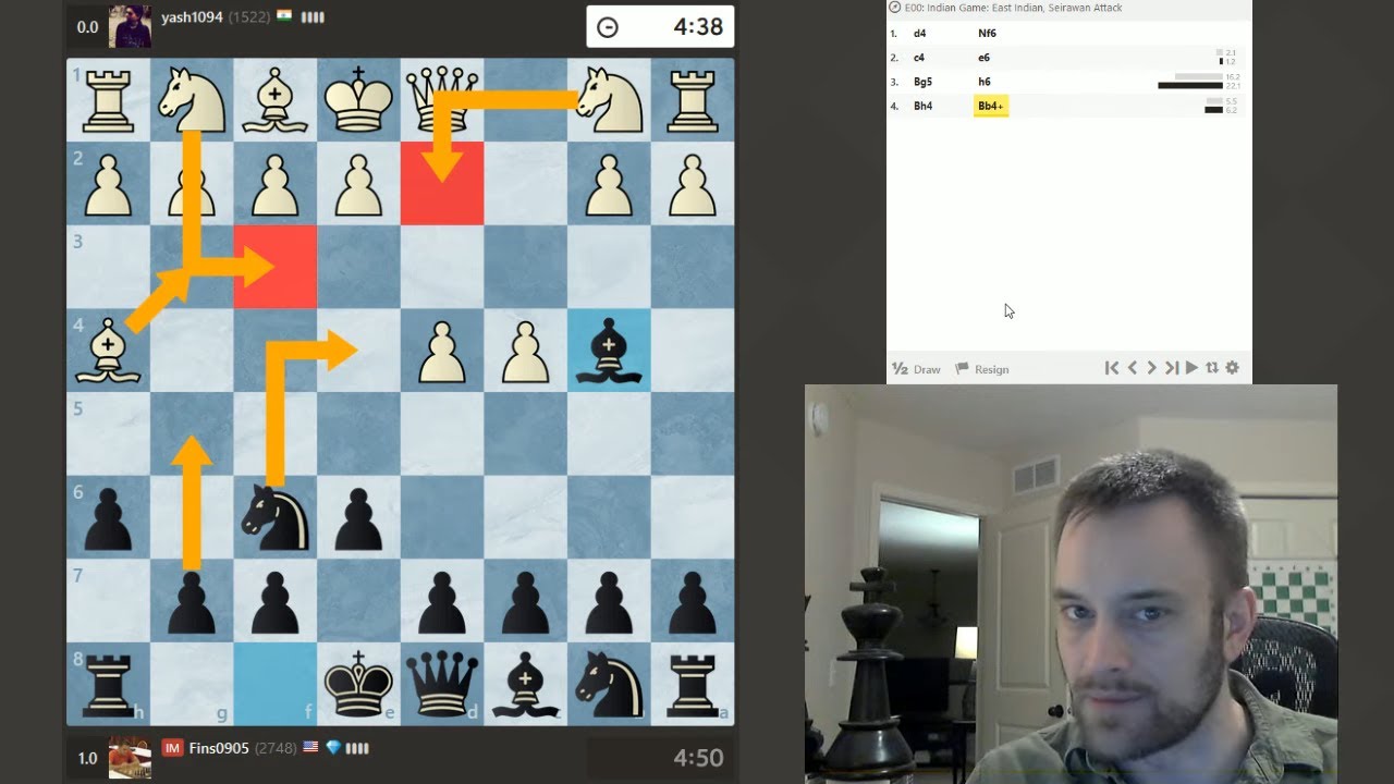 Pawns Pushing Pieces Climbing the Rating Ladder vs. yash1094 (1522