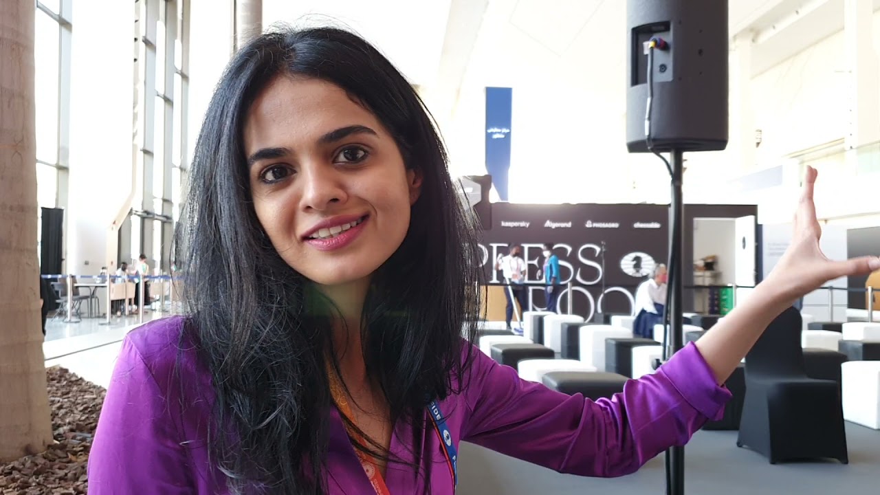 Tania Sachdev At The Fide World Chess Championship 2021 Chess Chest