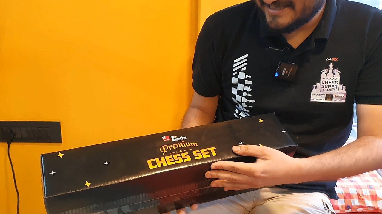 Unboxing the ChessBase India Premium Chess Set and Tata Steel 2022