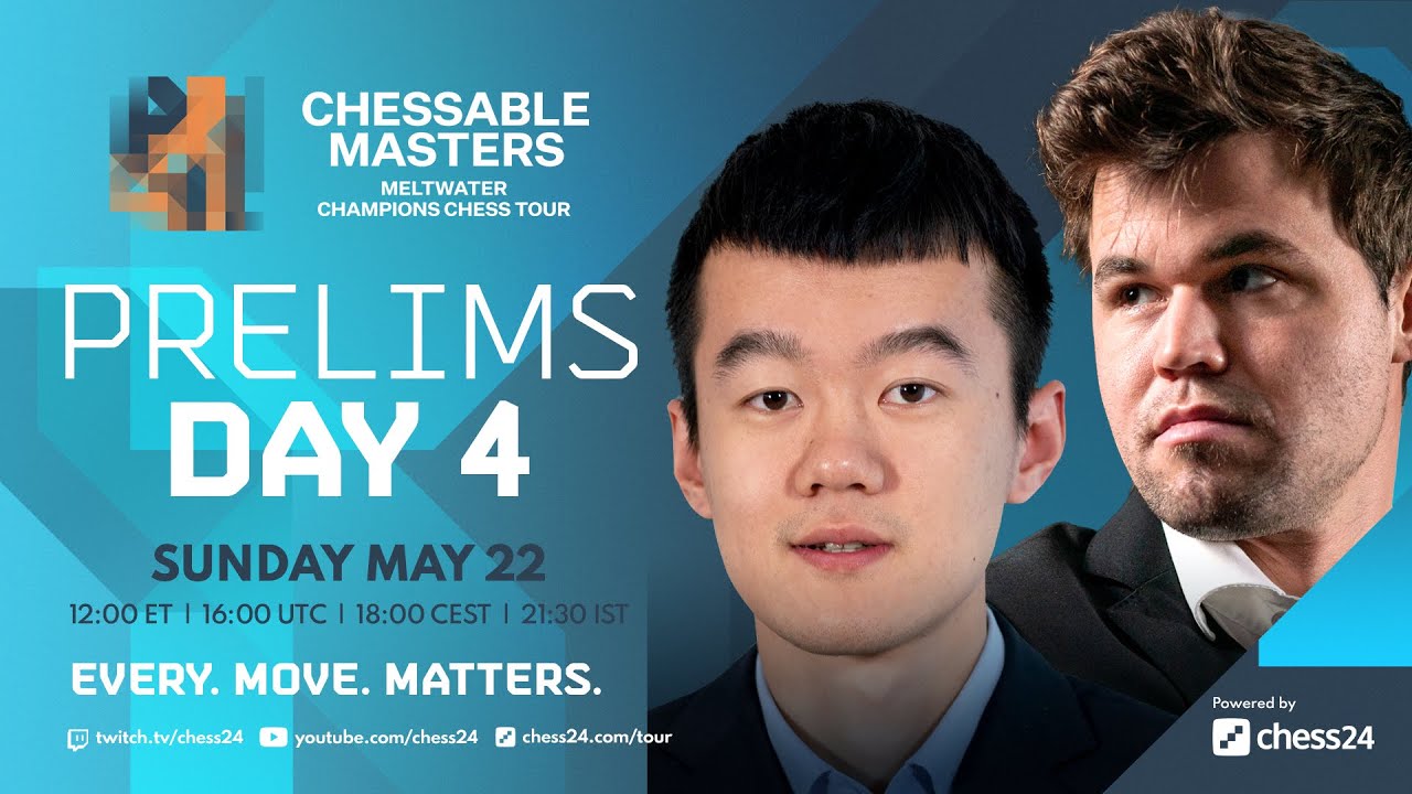 Champions Chess Tour Chessable Masters Day 4 Commentary by David