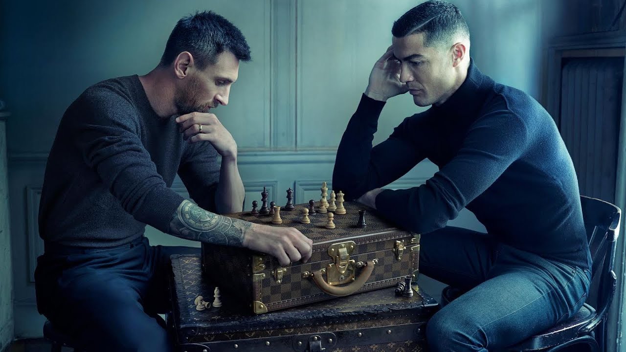 Photo Of Messi And Ronaldo Playing Chess Is Breaking The Internet