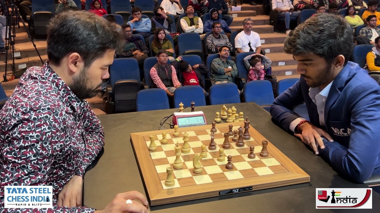 Nakamura Faces The Olympiad Gold Medalist D Gukesh | Tata Steel Chess ...