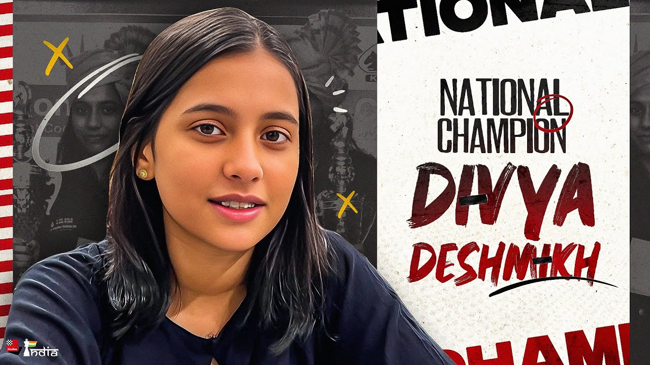 Divya Deshmukh becomes national champion of India for 2nd time in a row ...