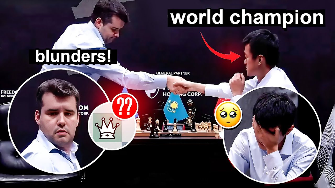 Final Moments Of Ding Liren Becoming The New WORLD CHAMPION! | Ft ...