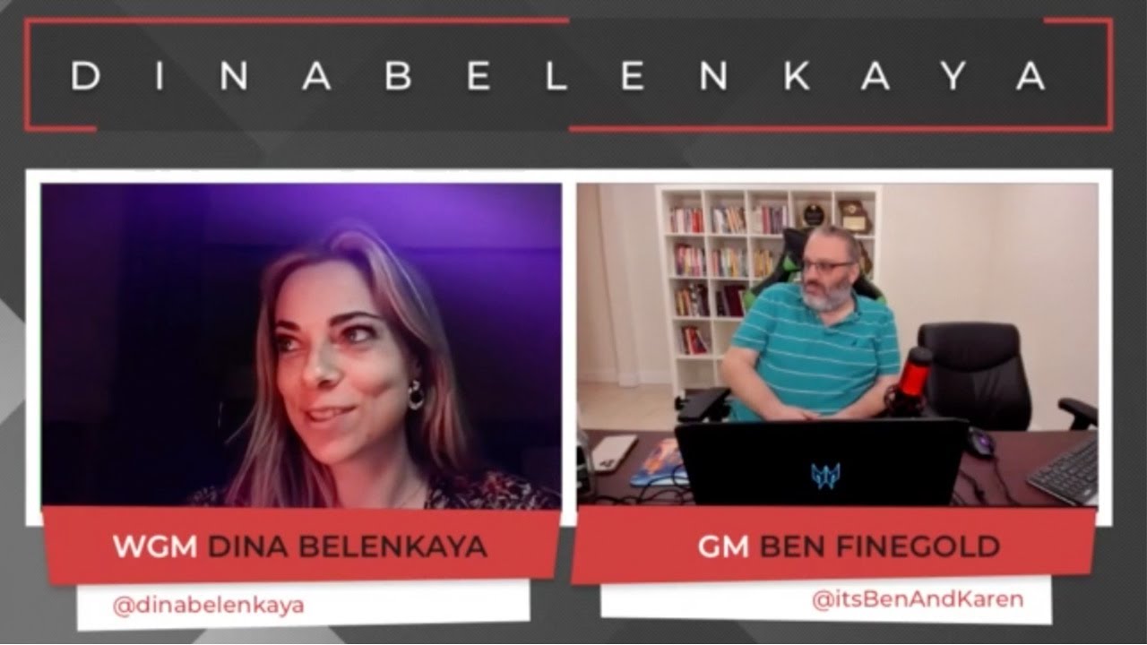 GM Ben Finegold and WGM Dina Belenkaya Recap Game 1 2023 Charlotte