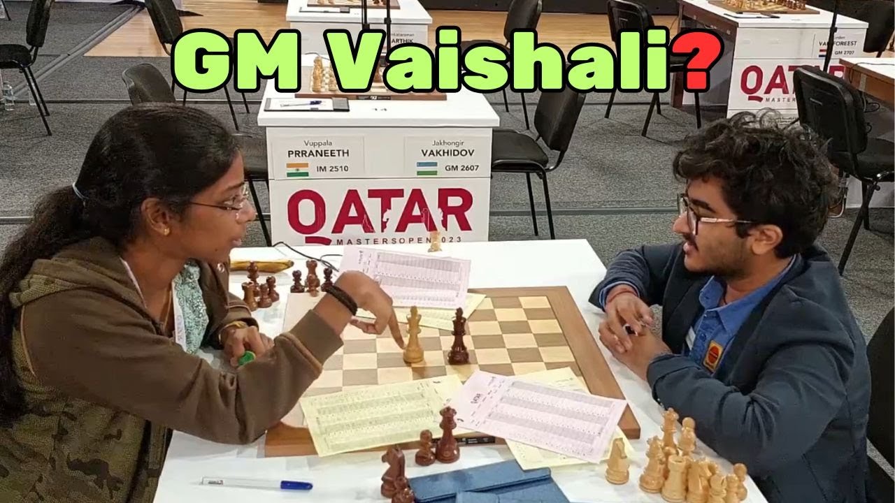 Vaishali powerfully moves closer to her final GM norm Vaishali vs