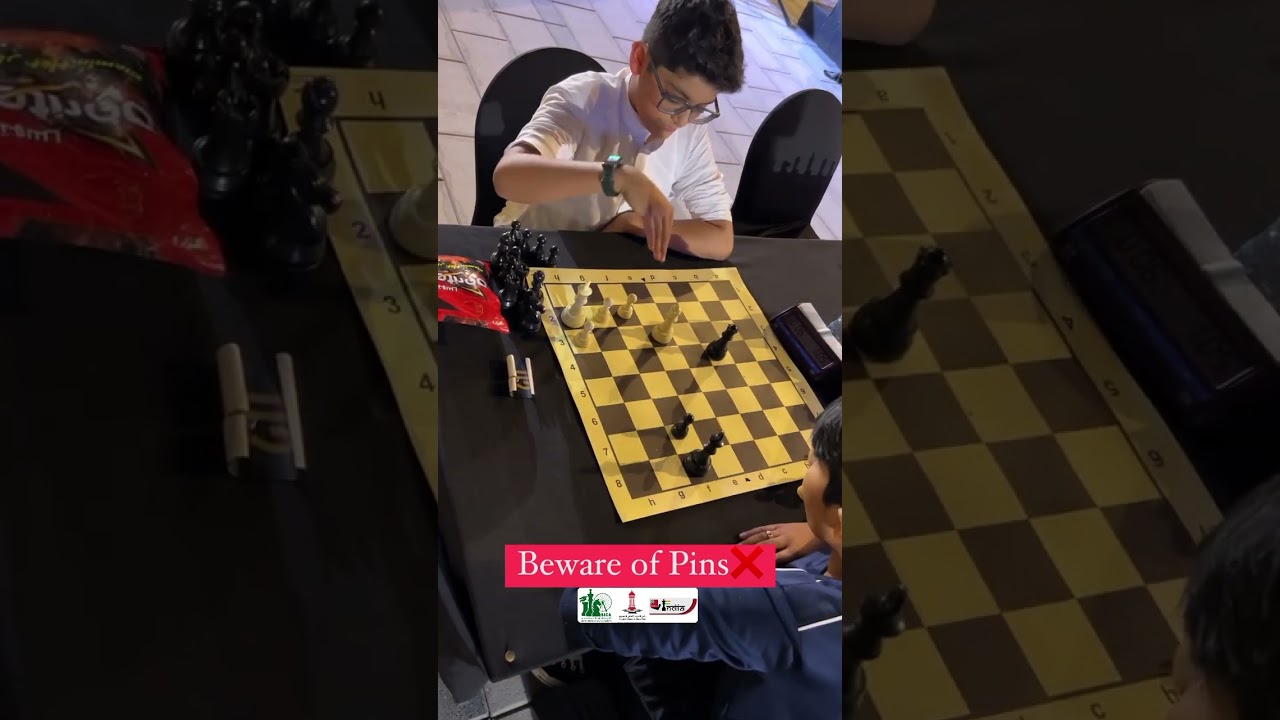 Chess pins are dangerous chess shorts Chess Chest
