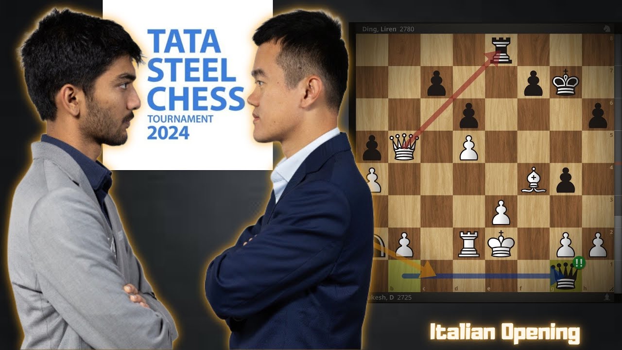 GUKESH vs DING! The Derby of the Round 3 of the TATA Steel Masters