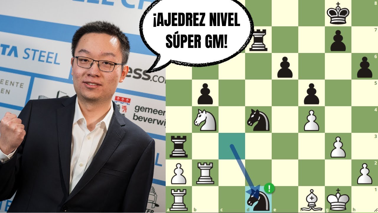 CÓMO JUGAR NIVEL CAMPEÓN DE AJEDREZ 🥇 Ju Wenjun vs Wei Yi (Tata Steel Masters 2024) Chess Chest