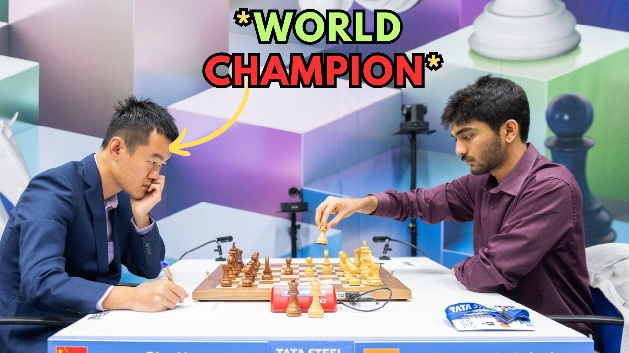 When the World Champion shows his class Gukesh vs Ding Liren Tata