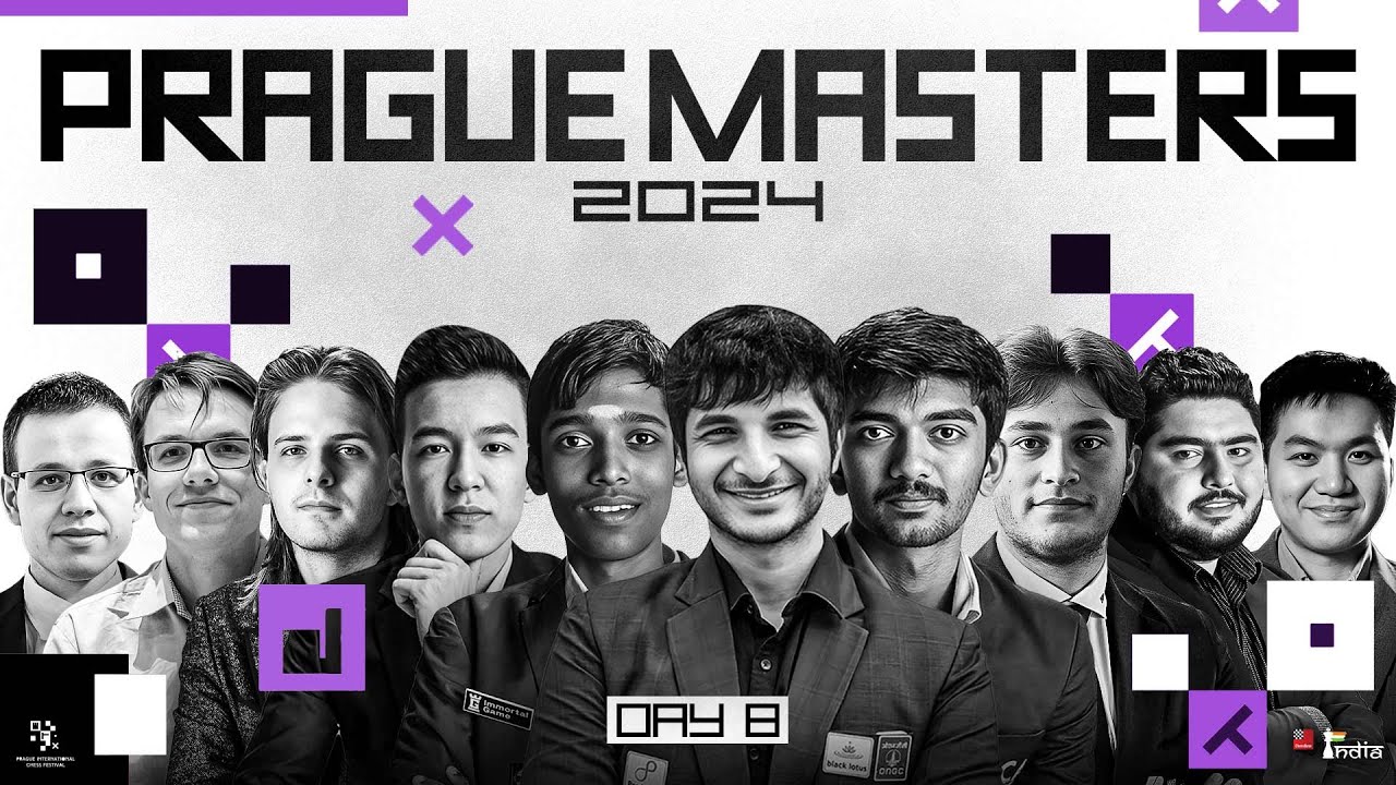 Prague Masters 2024 Round 8 Vidit, Pragg, Gukesh Live Commentary