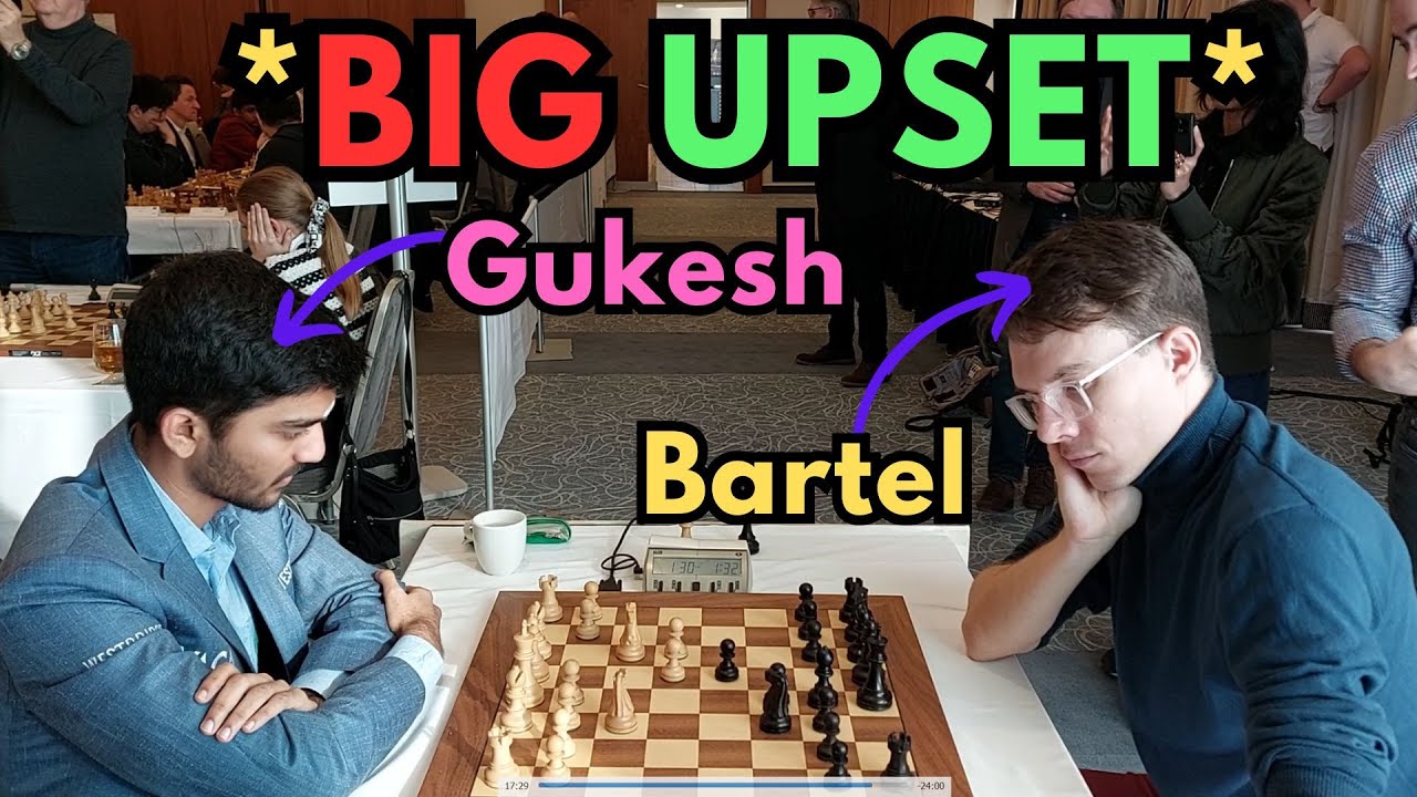 When a 2660 GM outplays a 2743 rated super GM Gukesh vs Bartel