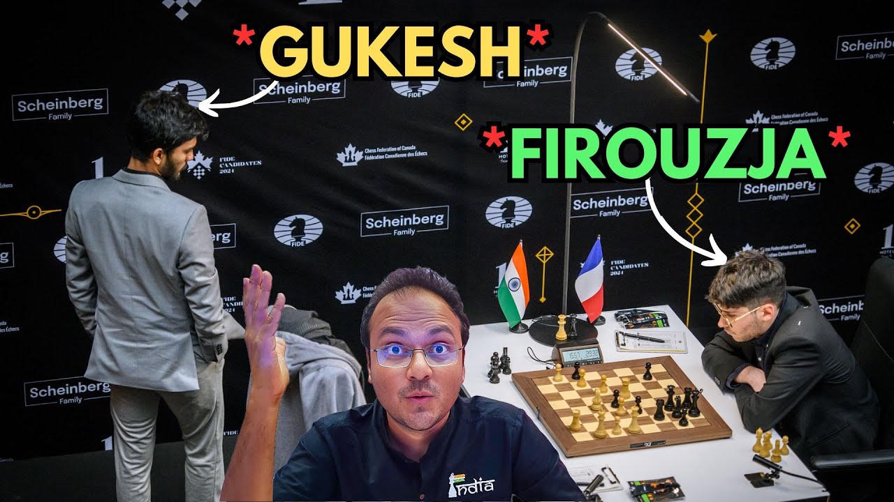 Gukesh in Shark Mode Gukesh vs Firouzja FIDE Candidates 2024