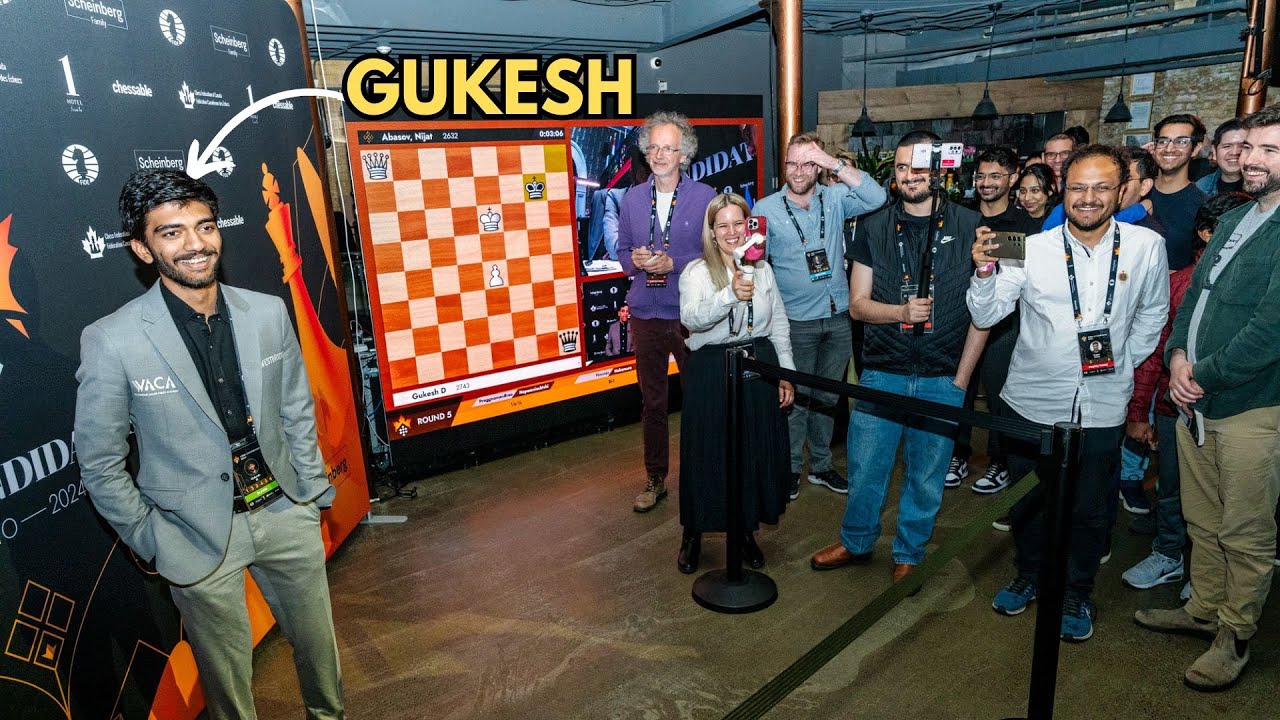Gukesh’s epic interview in the fanzone FIDE Candidates 2024 Chess Chest