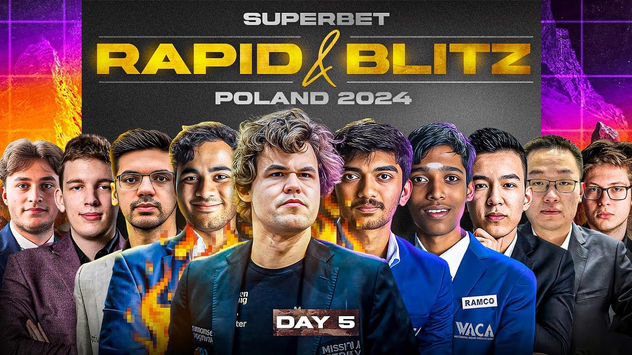 Magnus, Gukesh, Arjun, Pragg, Anish Superbet Grand Chess Tour 2024