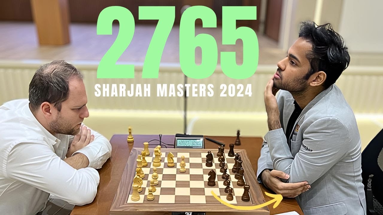 Arjun Erigaisi’s Insane Piece Sacrifice Sharjah Masters 2024 Chess