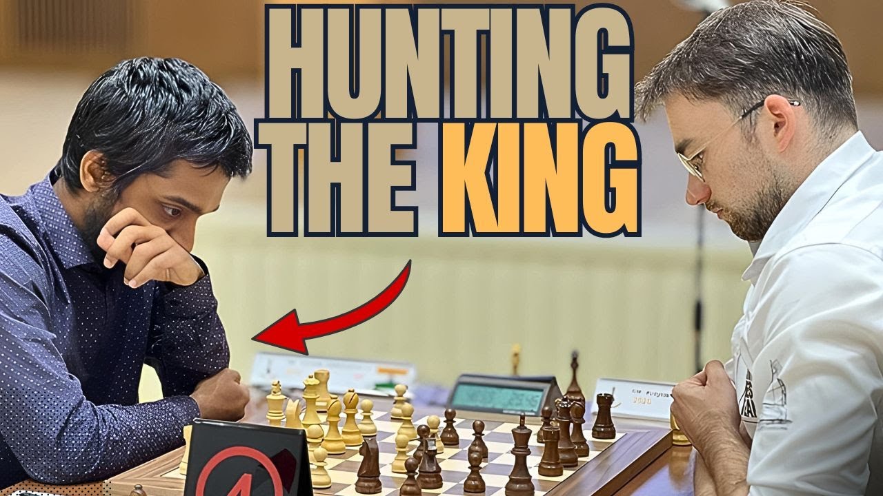 Aravindh takes his opponents king on a ride 7th Sharjah Masters 2024