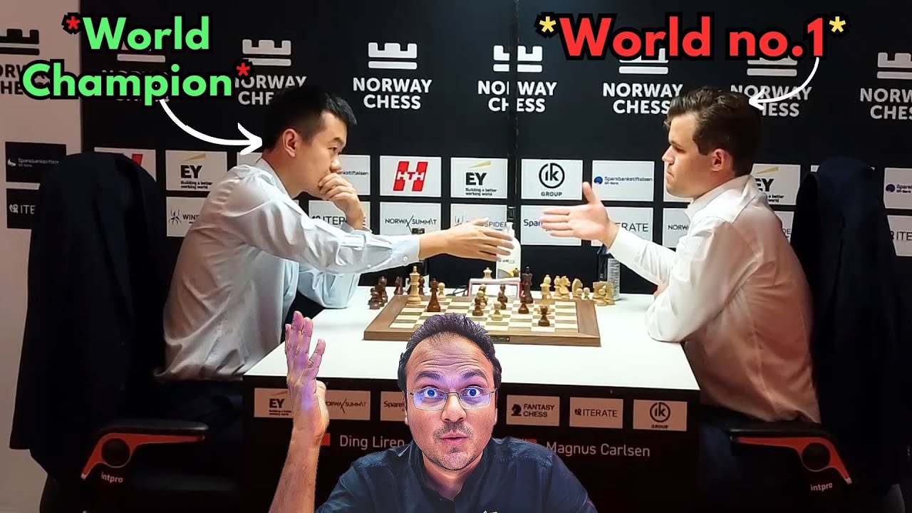 World Champion Ding Liren vs World no.1 Magnus Carlsen Norway Chess