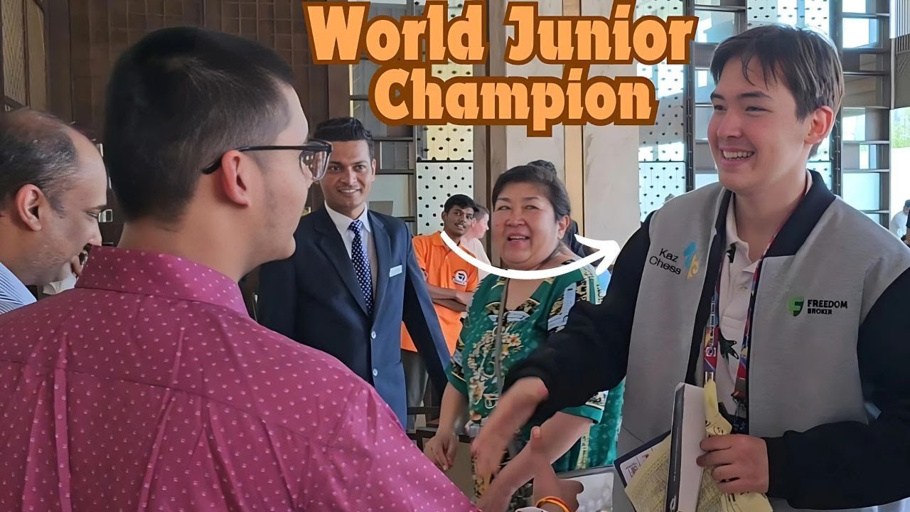 The Moment You Realize You Are The World Junior Champion Kazybek