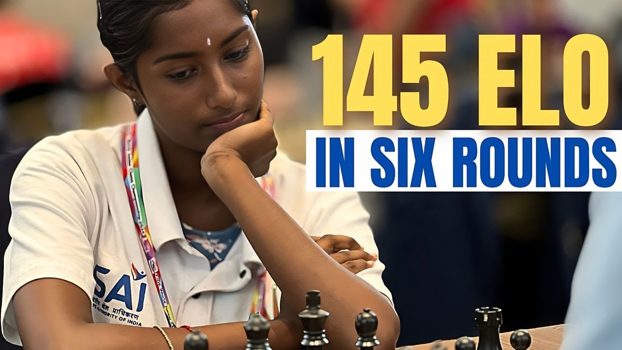 This girl from the Andamans gained 145 ELO in six games Kashthuri