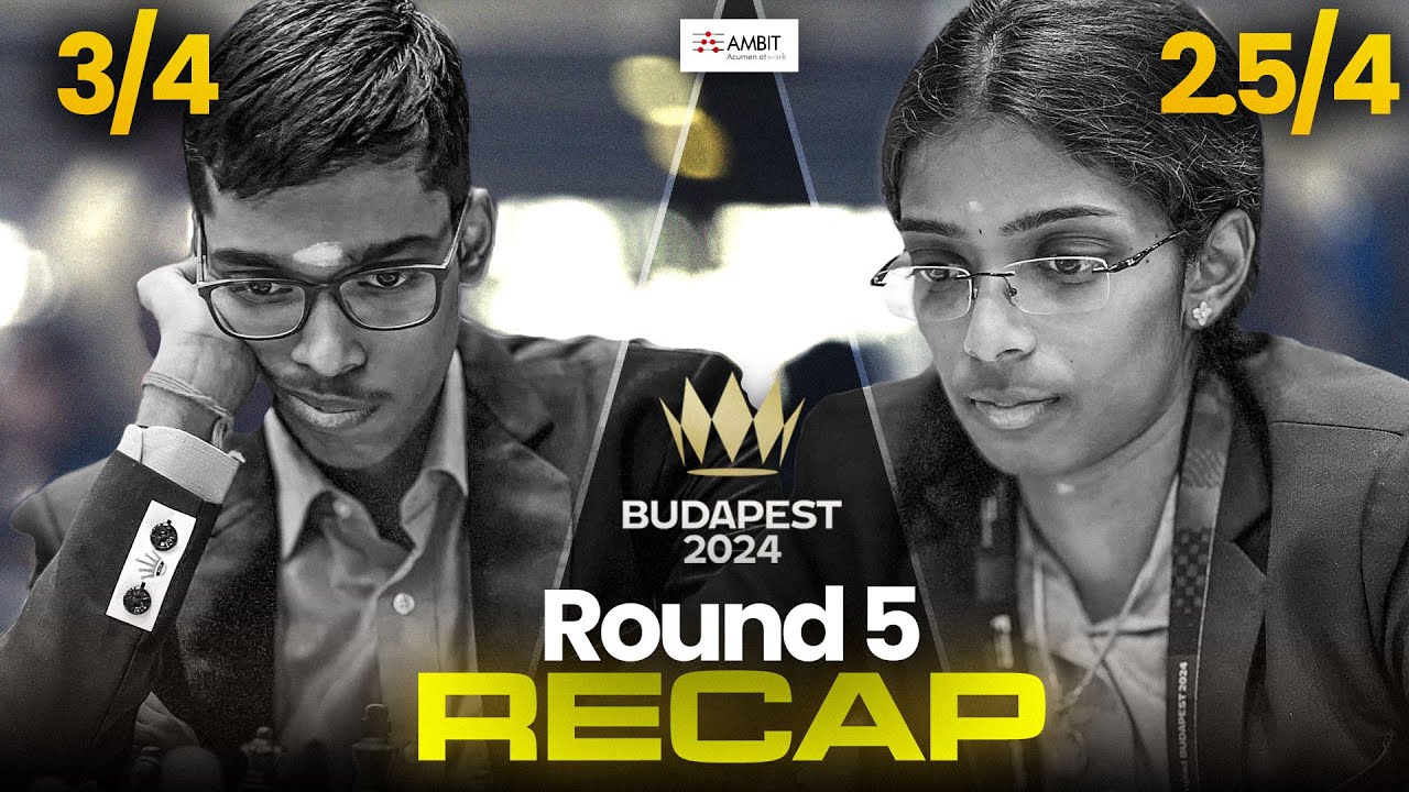 Vaishali scored the critical win Round 5 of 45th FIDE Chess Olympiad