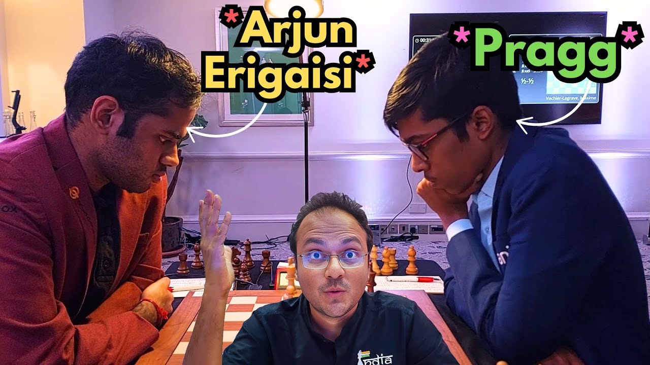 The bar went crazy in this one! Arjun Erigaisi vs Pragg WR Masters