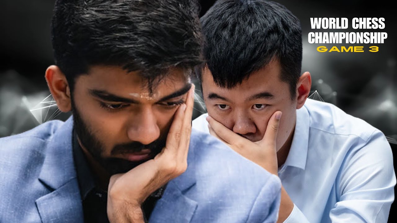 OMG!!! Gukesh vs DIng Liren FIDE World Chess Championship 2024 GAME 3