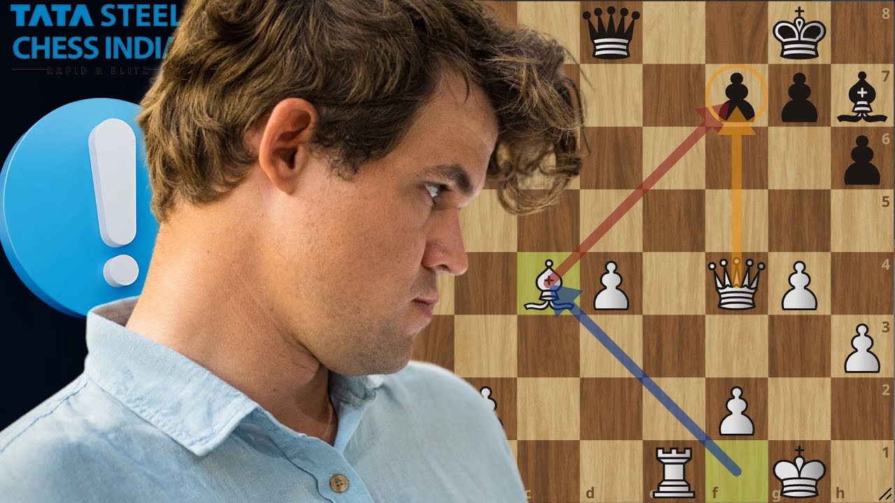 Endgame PREDATOR! Magnus Carlsen vs Vidit Santosh Gujrathi TATA