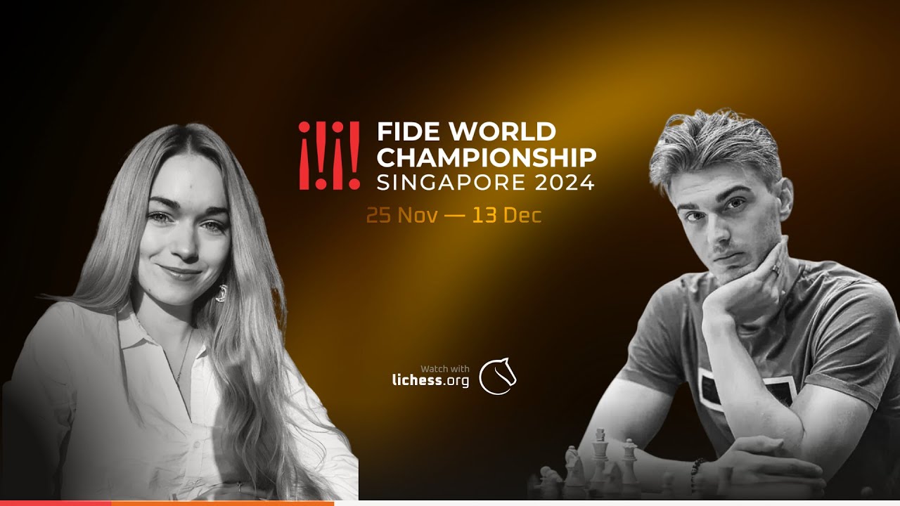 World Chess Championship 2024 R1 w/ IM Laura Unuk !